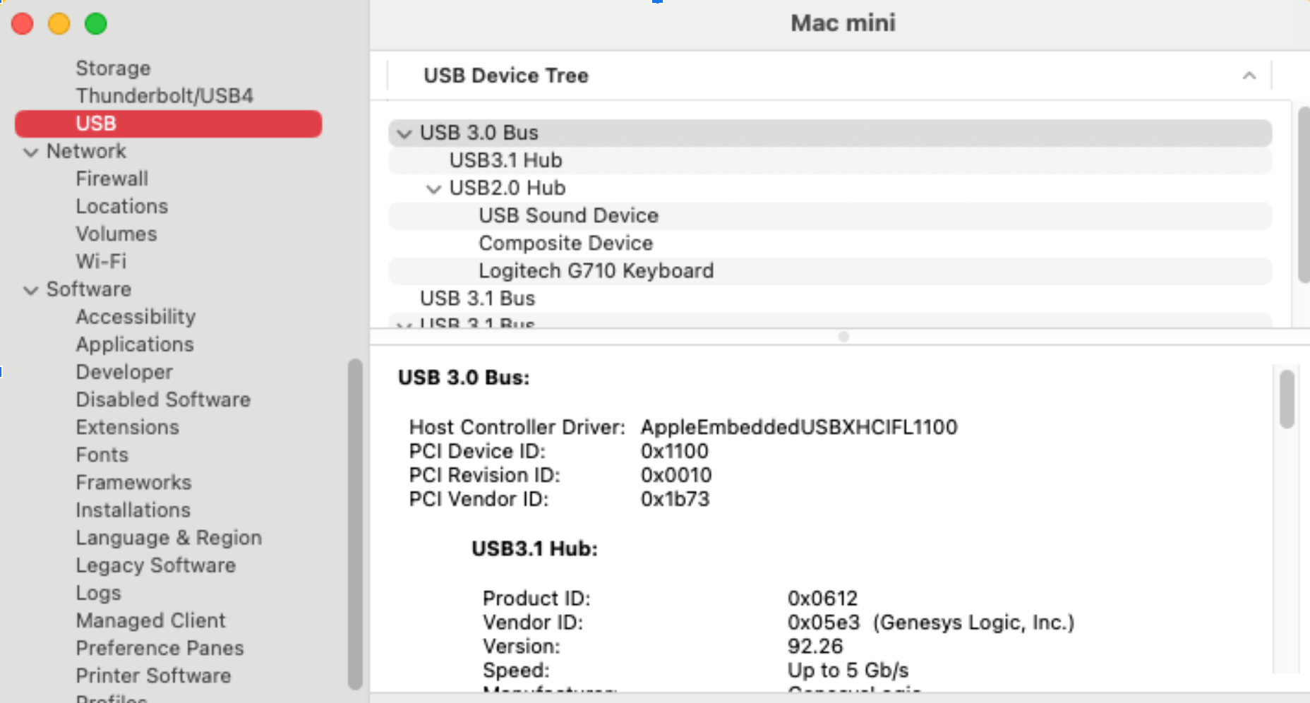 Although not a widespread issue, some users have said their Mac's USB ports stopped working properly after an update. Use the System Report tool to see if anything is wrong with your hardware.