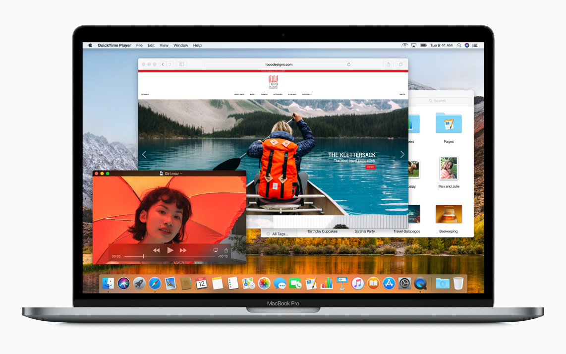 macOS High Sierra added a new file system called APFS, as well as support for the highly efficient HEVC codec.