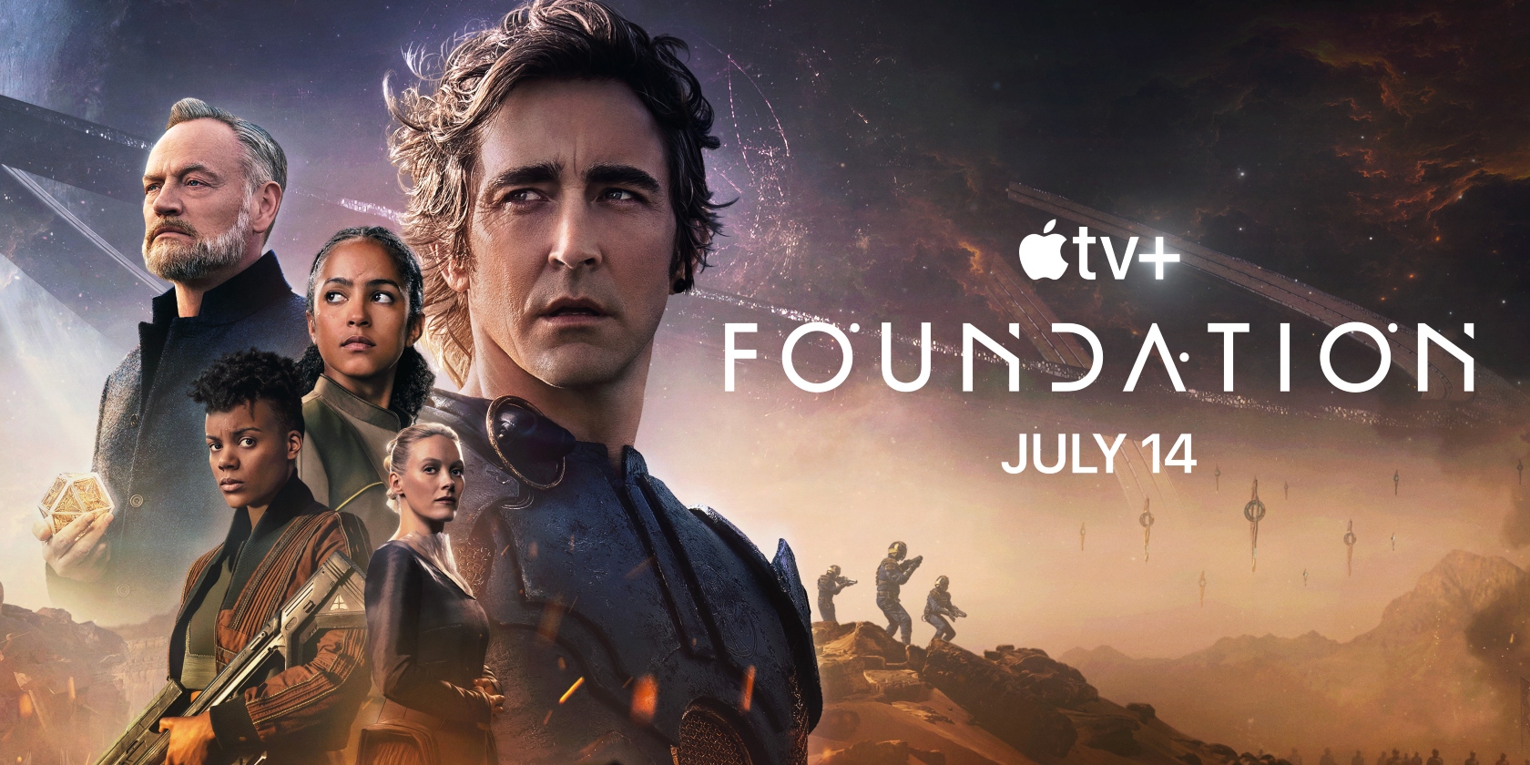 Foundations series cover showing two men and three women looking in different directions in a desert. Foundations series cover showing two men and three women looking in different directions in a desert.