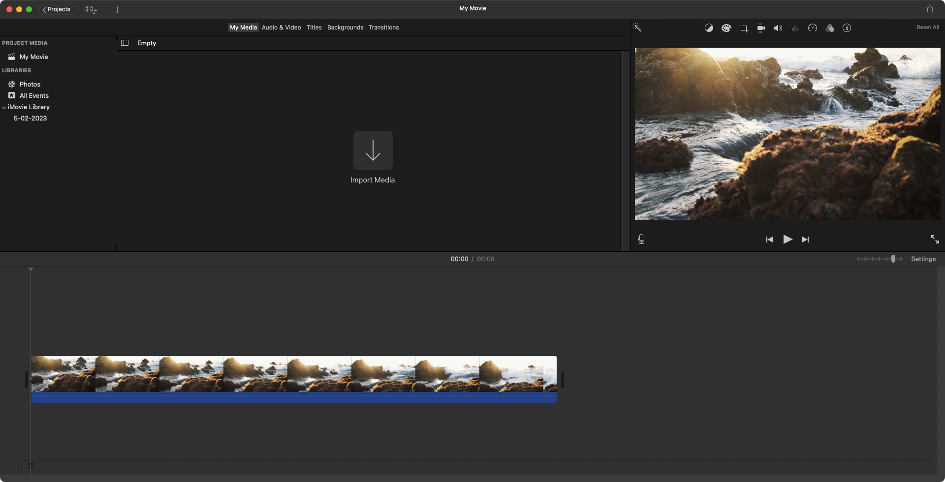 iMovie is a well-made tool for basic video editing. Unless you need advanced features, it's likely to be enough for what you need.