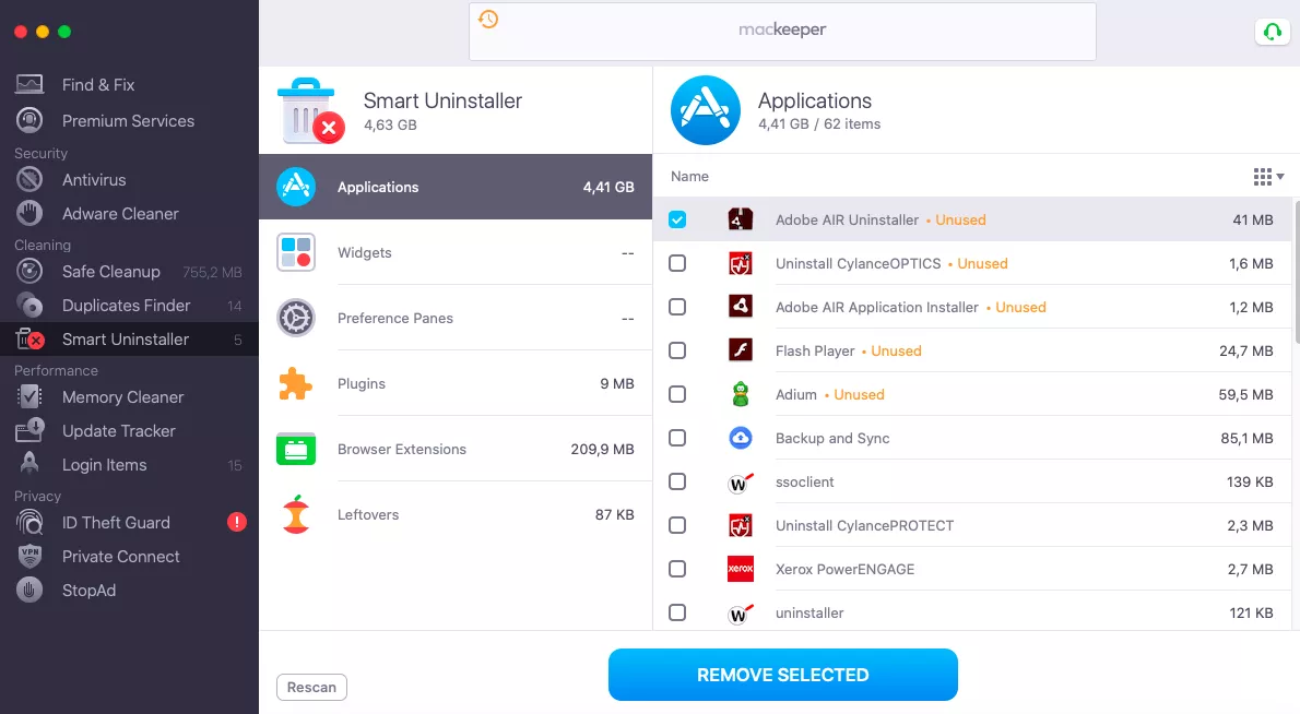 mackeeper smart uninstaller