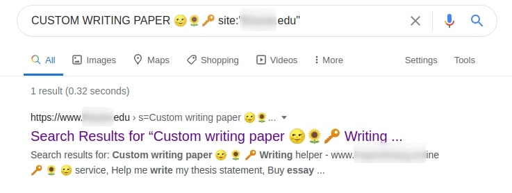 google search reasults