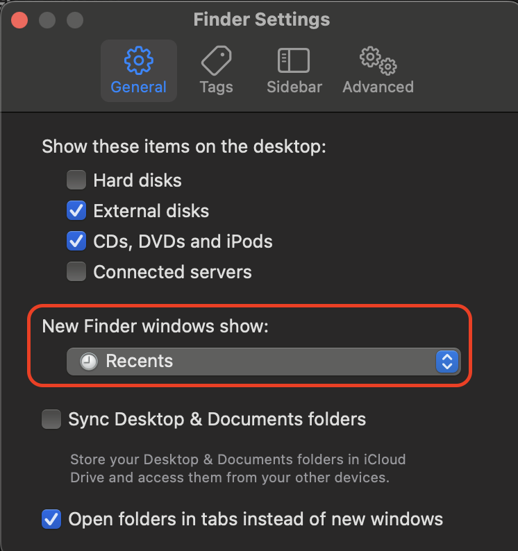 In Finder Settings under the General tab, open the ‘New Finder windows show’ dropdown and choose a folder other than All My Files.