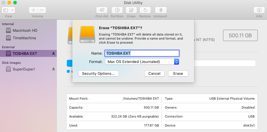 clone mac hard drive to ssd disk utility