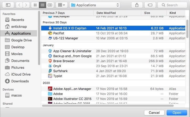 download older macos installers