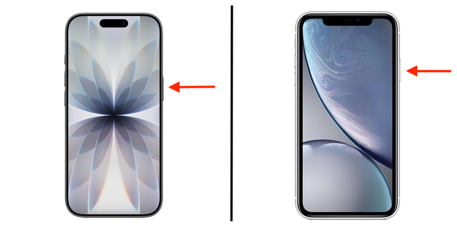 To restart your iPhone and resolve the iPhone Mirroring issue on your Mac, hold down the side button to turn it back on.