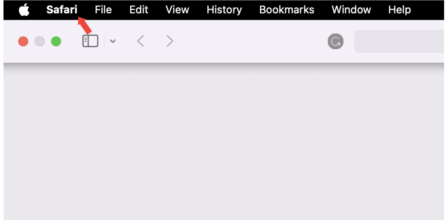To check the Safari version on Mac, begin by opening the Safari browser and clicking on Safari from the menu bar.