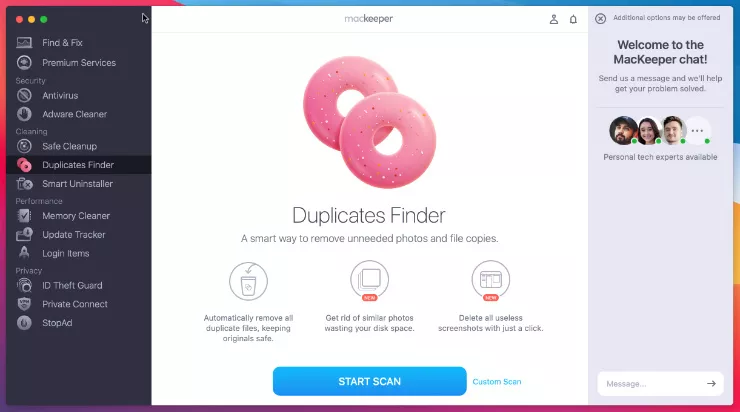 duplicates finder in mackeeper