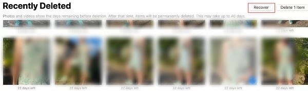 To recover deleted pictures from a Mac, select the images you want to restore in the Recently Deleted folder — they’ll be marked by a blue checkmark. Click on the Recover button in the top right of the window. To recover deleted pictures from a Mac, select the images you want to restore in the Recently Deleted folder — they’ll be marked by a blue checkmark. Click on the Recover button in the top right of the window.
