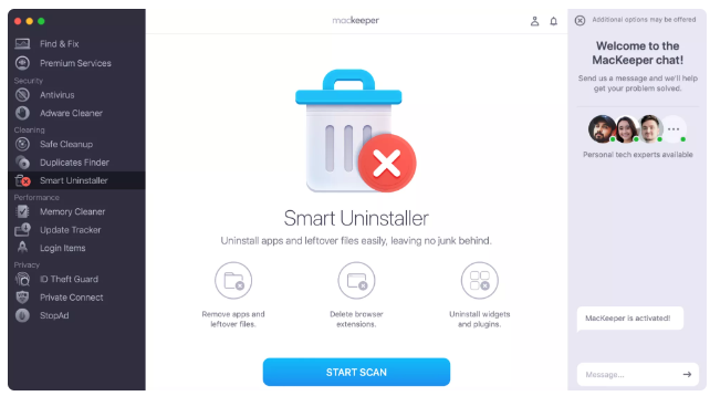 MacKeeper Smart Uninstaller MacKeeper Smart Uninstaller