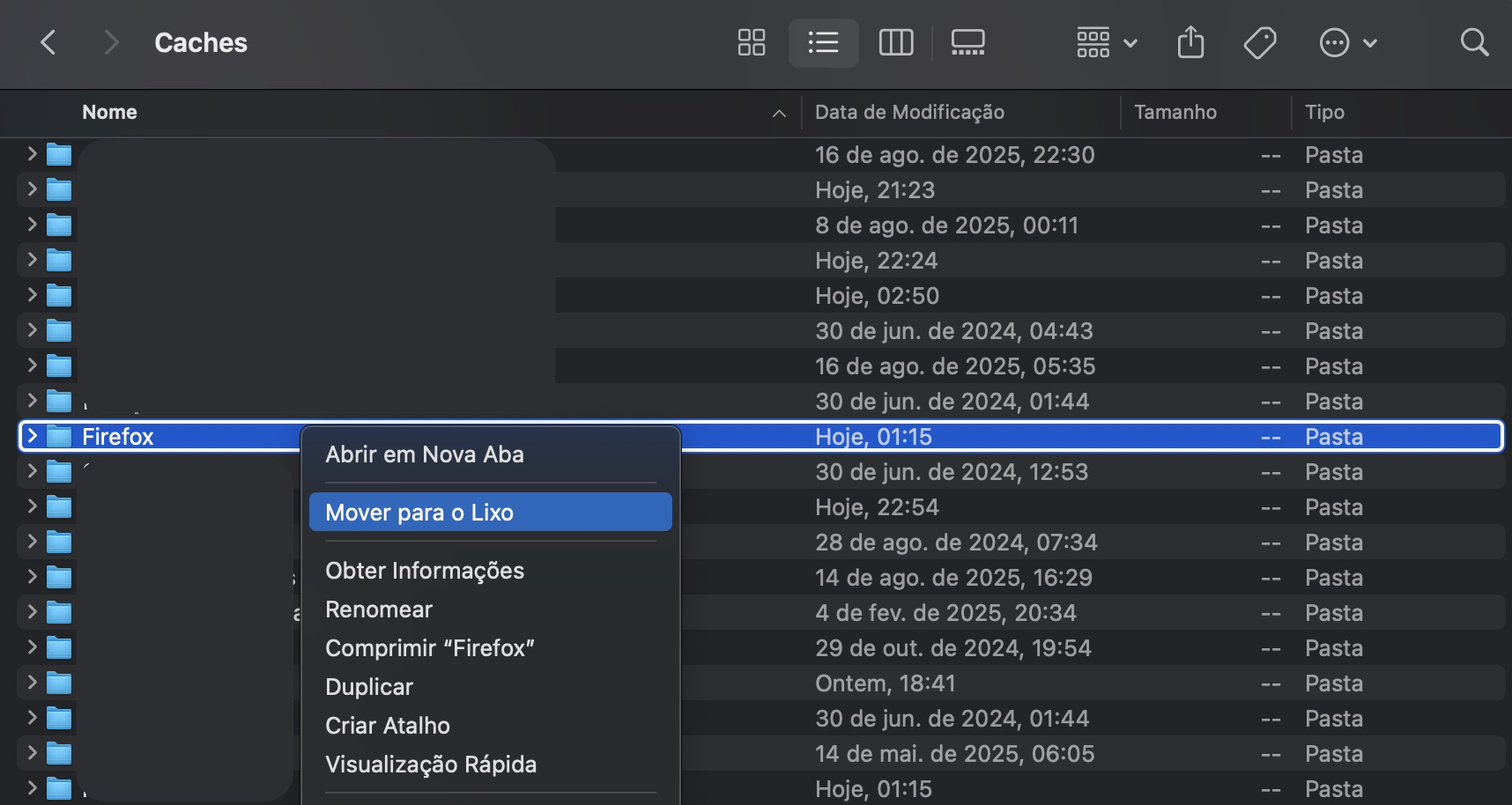 A etapa final para limpar o cache de aplicativos em um MacBook é localizar os arquivos que contêm o nome do aplicativo desejado, arrastá-los para o Lixo e esvaziar o Lixo.