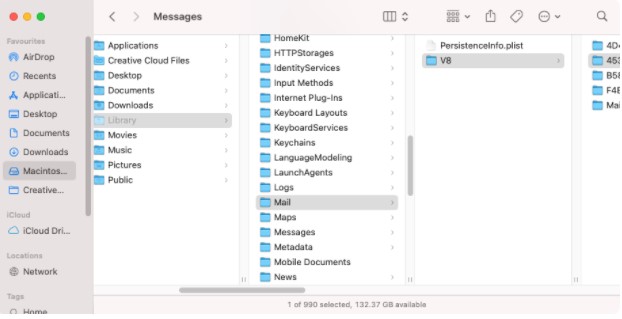 Open folder Open folder