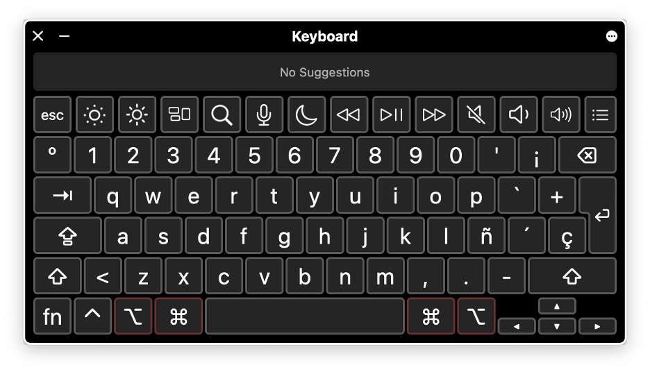 To see what the Command key registers when pressed on your Mac, press the Command key and see what happens in the Keyboard Viewer.