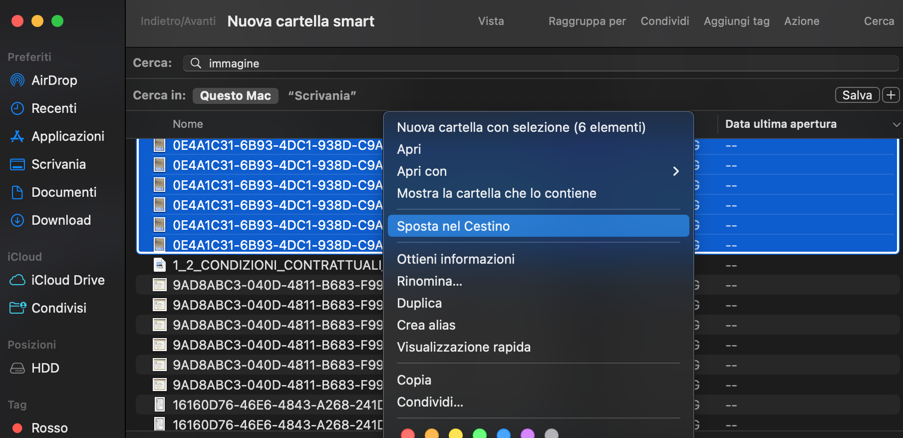 Se trovi delle foto duplicate, puoi semplicemente selezionare ed eliminare le copie che non vuoi più conservare.