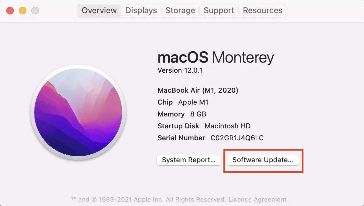 how to update macos version 12