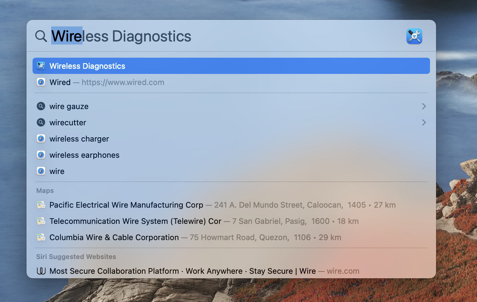 Wireless Diagnostics Wireless Diagnostics
