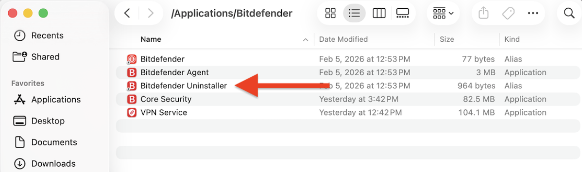 To uninstall Bitdefneder using its own built-in uninstaller, you'll first need to Turn Off Auto Pilot. Then quit the app and open Finder's Go to Folder. Type in the path: Library/Bitdefender/Central/Agent/ and right-click on Bitdefender Uninstaller. Follow the on-screen instructions to uninstall the app from your Mac. To uninstall Bitdefneder using its own built-in uninstaller, you'll first need to Turn Off Auto Pilot. Then quit the app and open Finder's Go to Folder. Type in the path: Library/Bitdefender/Central/Agent/ and right-click on Bitdefender Uninstaller. Follow the on-screen instructions to uninstall the app from your Mac.