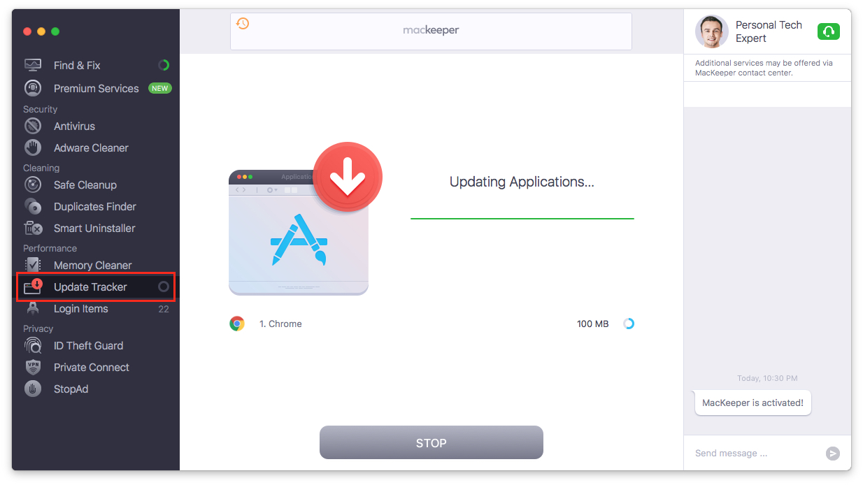 updating applications in the update tracker tool updating applications in the update tracker tool