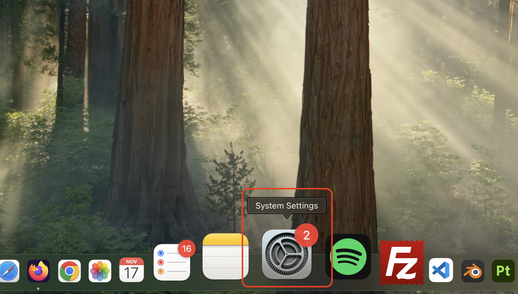 Log in as usual, open System Settings, and browse through several panes to check stability and confirm whether the freeze occurs outside Safe Mode.