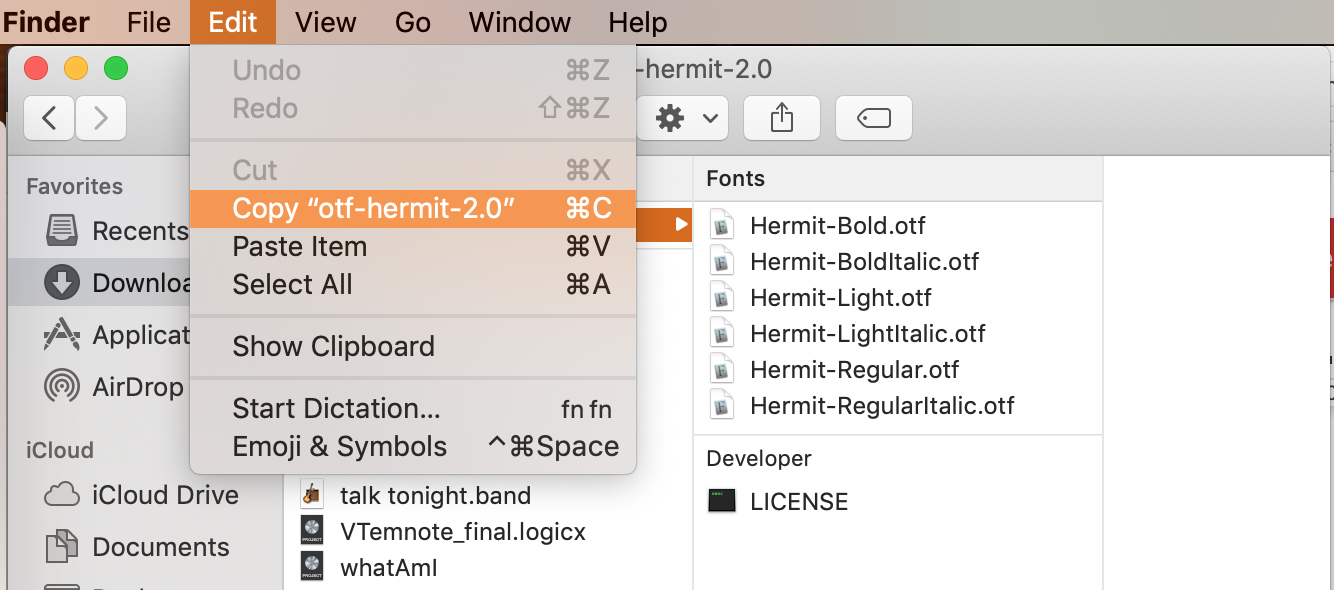 copy file option in the edit menu in finder copy file option in the edit menu in finder