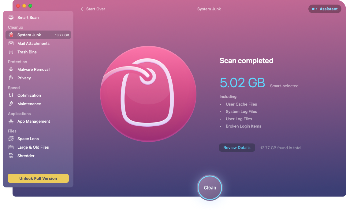 The similar cleaning checkup is now made with the help of CleanMyMac’s System Junk feature, which cover the sum of user cache files, system logs, and other junk files that should be removed to clear up the system. The similar cleaning checkup is now made with the help of CleanMyMac’s System Junk feature, which cover the sum of user cache files, system logs, and other junk files that should be removed to clear up the system.