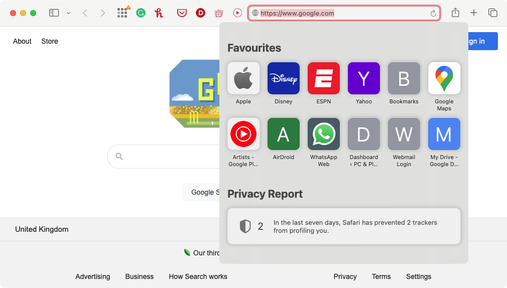 If you click on the address bar in Safari, you can see the whole URL. This will reveal if you're on a fake site or not connected via HTTPS, which offers encryption.