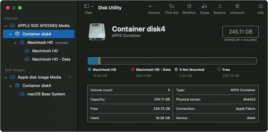 In Recovery Mode, open Disk Utility from the Utilities menu and select the pre-upgrade Sequoia snapshot to restore your Mac's startup volume.