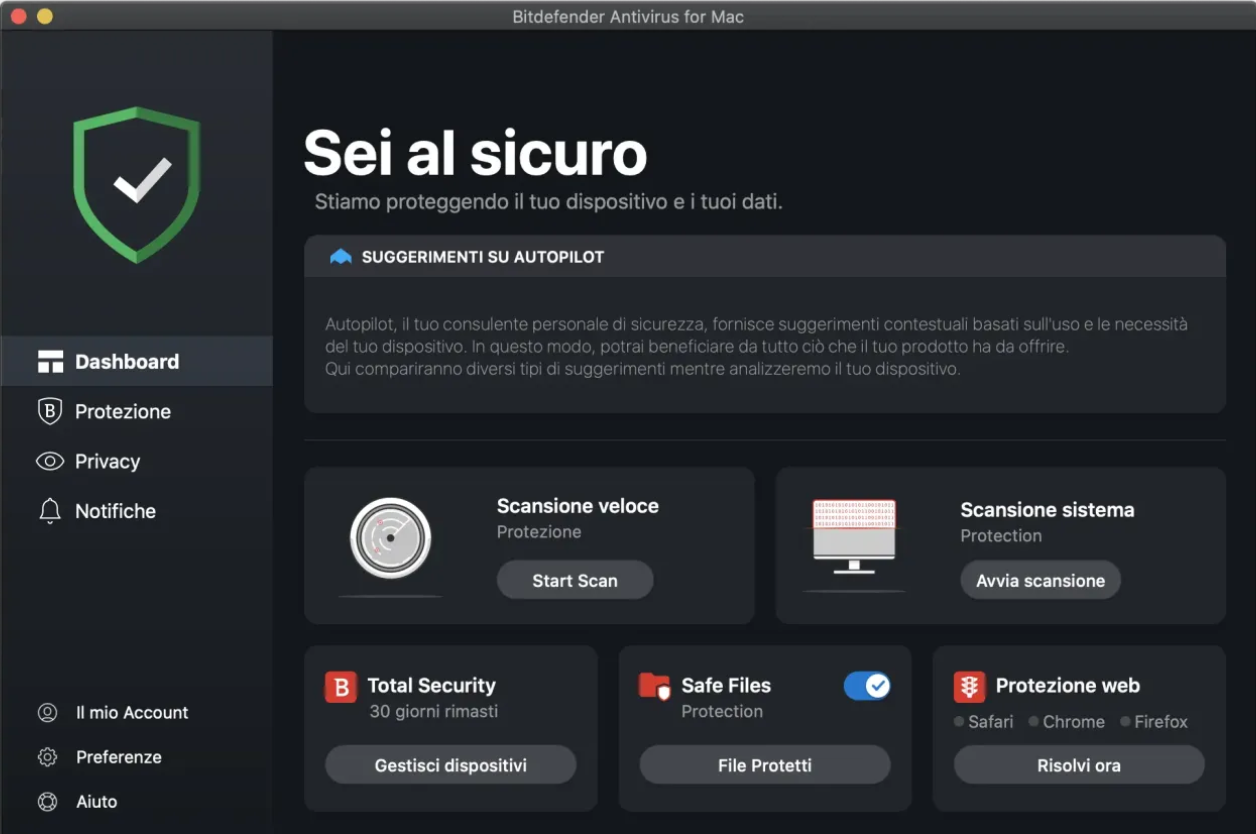 Bitdefender Antivirus è compatibile con i sistemi operativi più diffusi. Puoi scegliere un piano di due o tre anni per risparmiare.