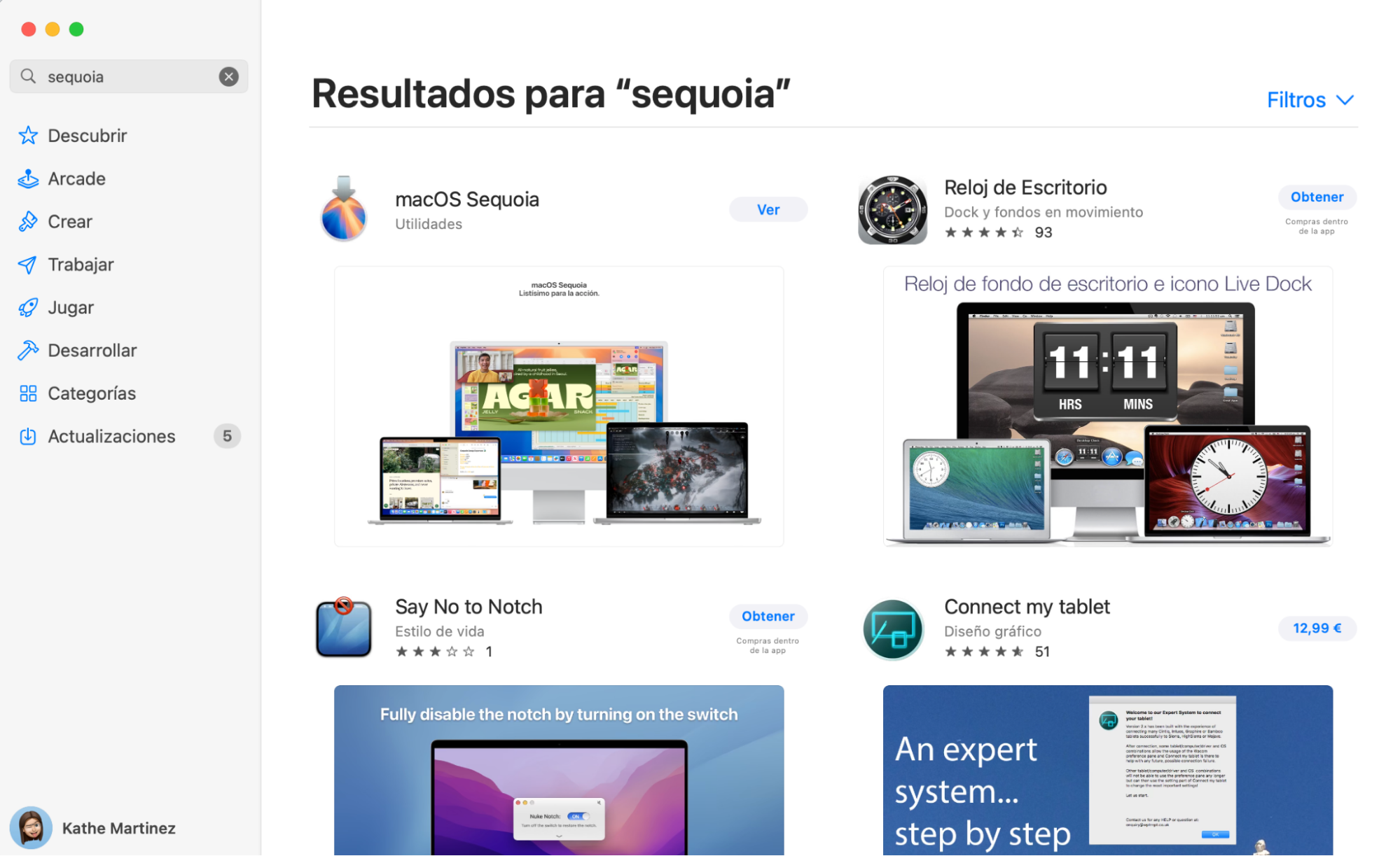 Para las versiones más recientes de macOS, la forma más fácil de obtener un instalador es simplemente descargarlo de la Mac App Store.
