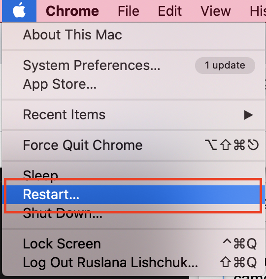 restart mac restart mac