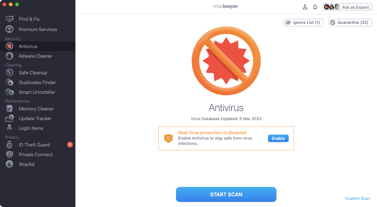 MacKeeper antivirus