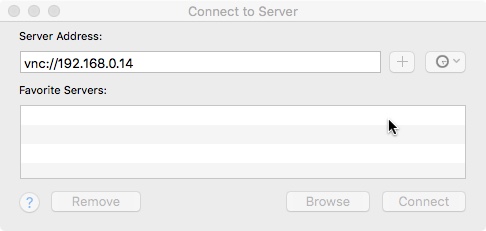 remote access mac not on same network