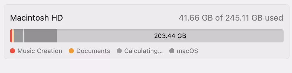 You may also need to check your MacBook has enough disk space to ensure you do not run into issues later on when installing the latest version of macOS. Head to system settings >General >Storage to check your available disk space.