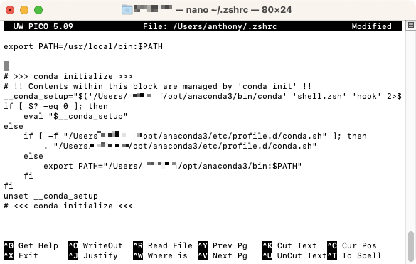 Type export PATH=/usr/local/bin:$PATH, but don’t press Return.