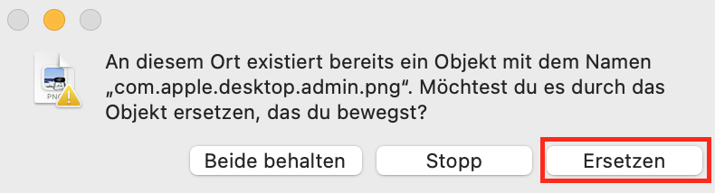 ein Objekt ersetzen ein Objekt ersetzen