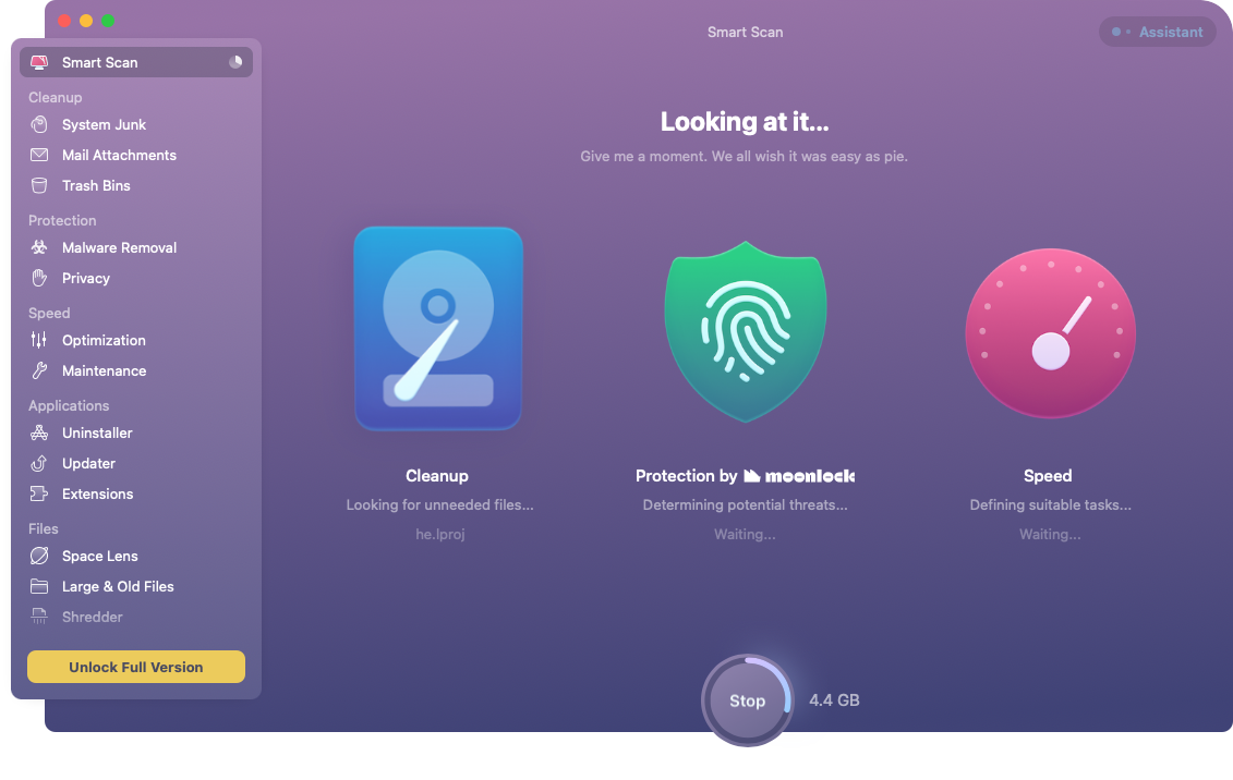 Running a Smart Scan with CleanMyMac will search for junk files, performance boosts, and malware. You can also run these tools separately. Running a Smart Scan with CleanMyMac will search for junk files, performance boosts, and malware. You can also run these tools separately.