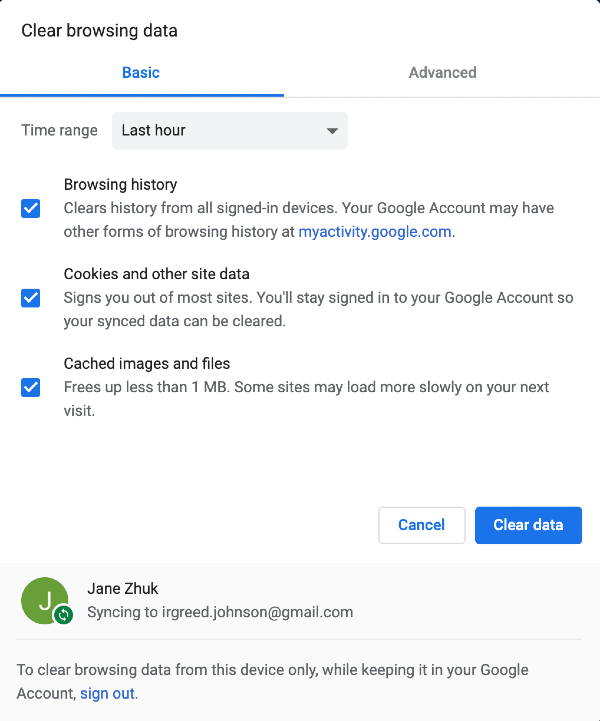 clear cookies and other data in chrome clear cookies and other data in chrome
