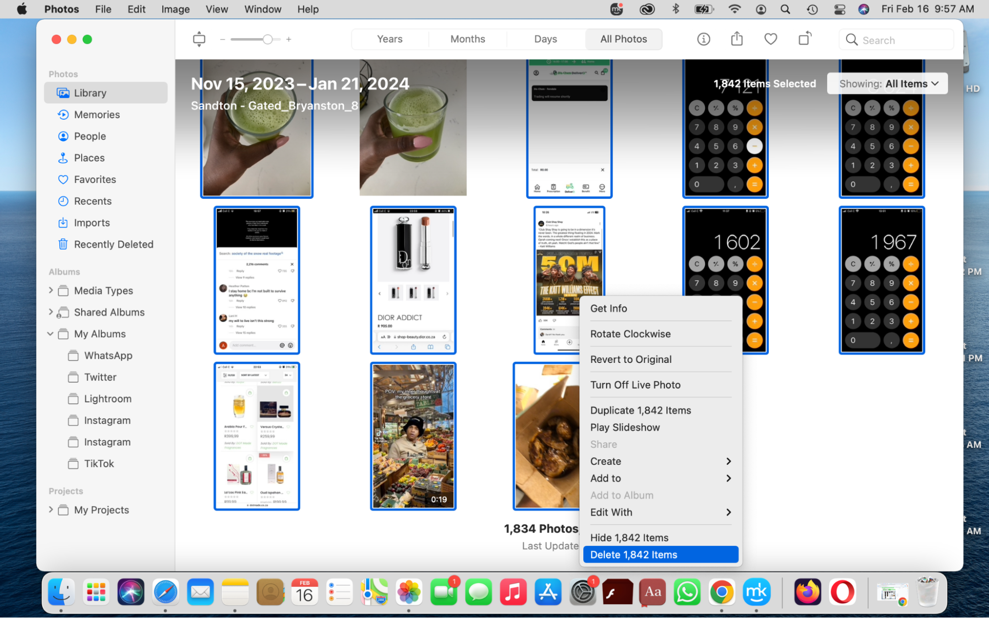To remove multiple photos on MacBook, launch Photos and select the relevant category or album in the left pane. Select all photos by pressing Cmd + A and click on the photos you don’t want to delete, then right-click on a photo and press Delete Photos/Items. To remove multiple photos on MacBook, launch Photos and select the relevant category or album in the left pane. Select all photos by pressing Cmd + A and click on the photos you don’t want to delete, then right-click on a photo and press Delete Photos/Items.