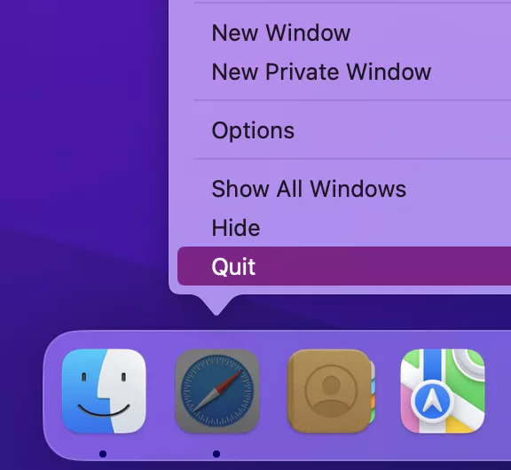 Optimizing Your System is important especially before you update your macOS to the latest version. After backing up your data you should Quit out of all open apps.