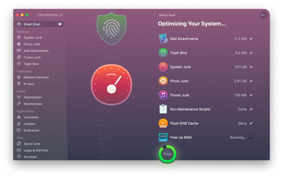 CleanMyMac offers many tools to optimize your Mac and get rid of unwanted system, photo, trash, and login files.