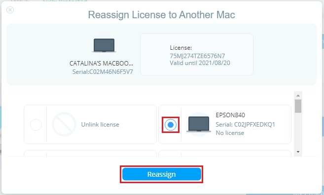 Reassign Reassign