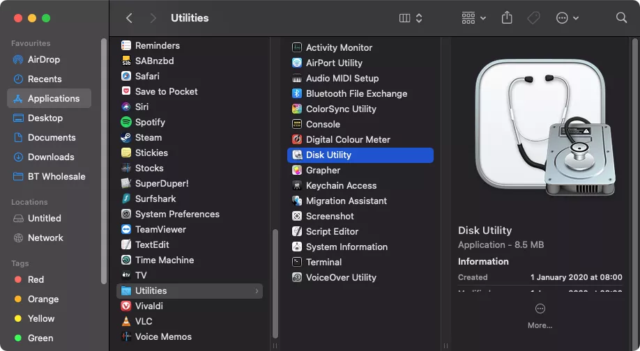 utilities folder