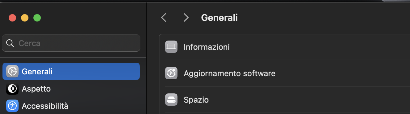 Nella scheda Generale, troverai una sezione chiamata Archiviazione. Cliccaci sopra per vedere quanto spazio i dati di sistema stanno consumando sul tuo Mac.