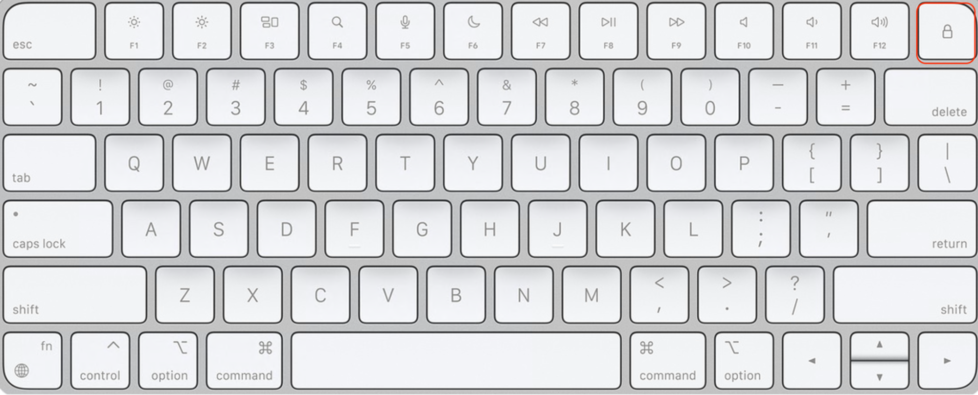 The power key on a Mac keyboard. Hold this to get to startup options to get into Recovery mode and check your Macintosh HD when macOS Monteerey cannot be installed.
