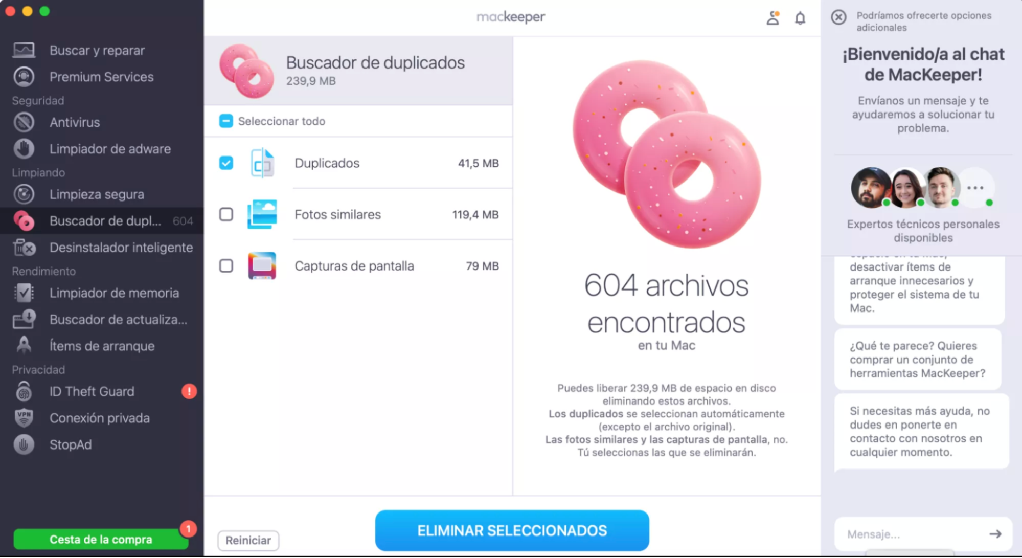 Antes de eliminar cualquier elemento que se haya encontrado en tu dispositivo, asegúrate de revisar primero los resultados del buscador de duplicados de MacKeeper. De esta forma, te asegurarás de no borrar accidentalmente ninguna foto que desees conservar.