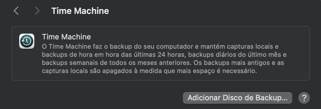 Antes de começar a atualizar, é recomendável fazer um backup dos seus dados. Use o Time Machine para fazer o backup.