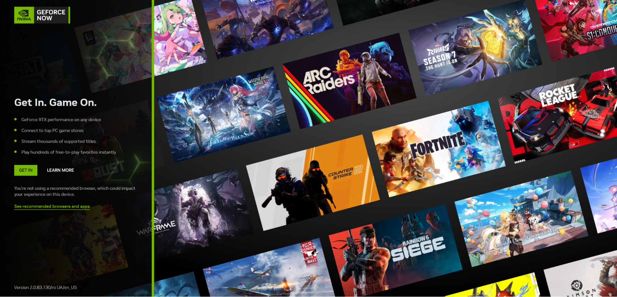 To play GeForce NOW on your Mac, visit the official GeForce NOW website, create a new account, and download the macOS app to your Apple computer.