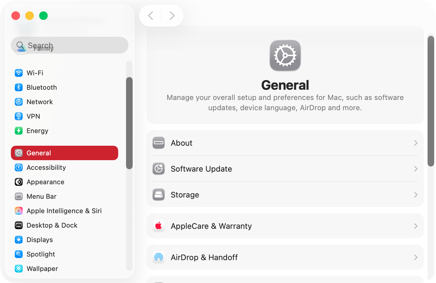 It's important to keep your Mac's operating system up to date, because your VTDecoderXPCService could be caused by a macOS bug. Go to General > Software Update in your System Settings.