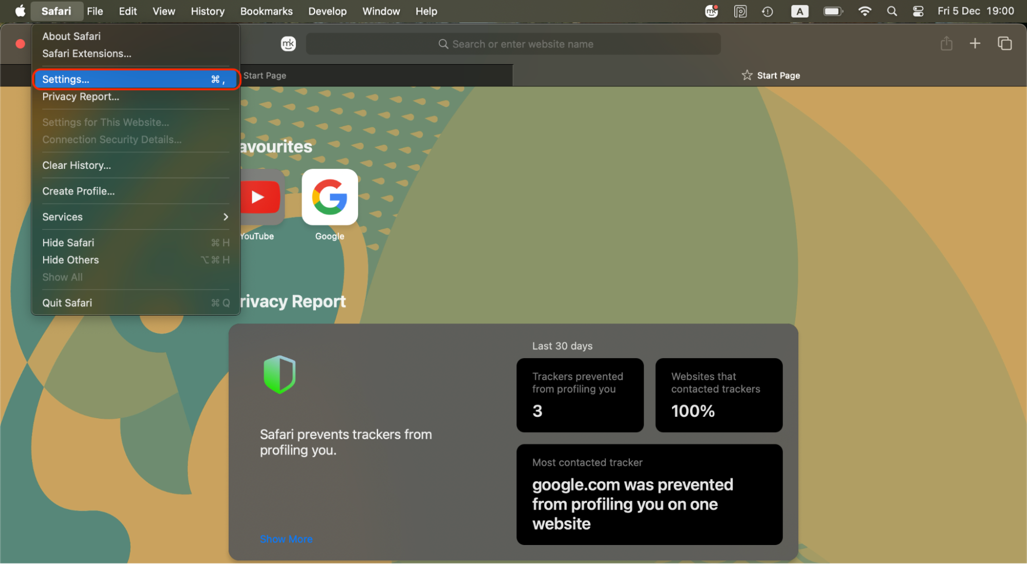 Open Safari and navigate to Settings to adjust privacy, security, and browsing preferences for safer and more efficient web use.