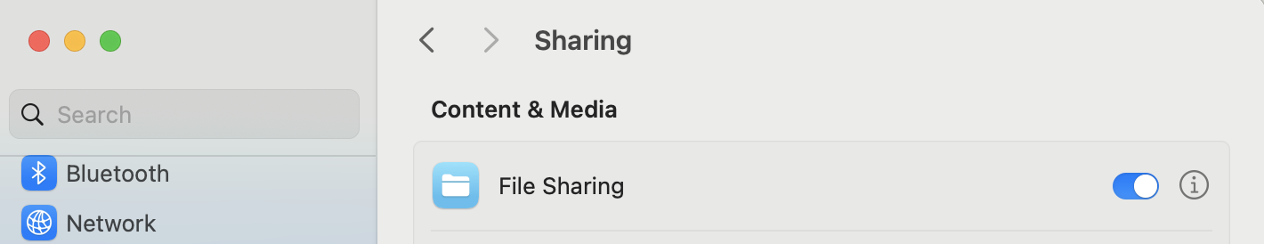If the reason your Mac file sharing not working is now clearly identified, toggle the corresponding icon to make it work from now on.